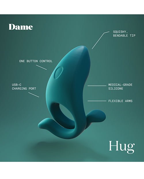 Dame Hug Vibrating Couples Ring - Fir | Shop Lowest Prices at Funlove.com