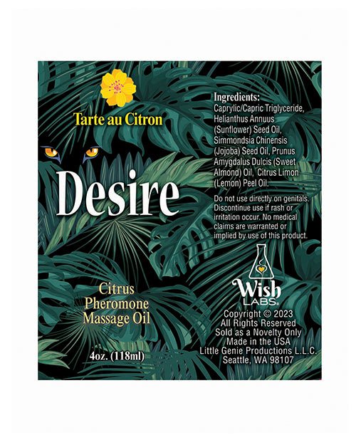 Desire Pheromone Massage Oil - 4 Oz | Shop Lowest Prices at Funlove.com
