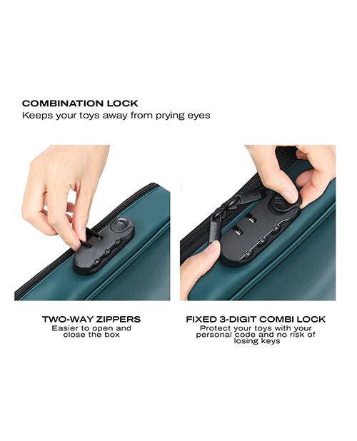 Dorcel Lockable Discreet Box - Luxury Green | Shop Lowest Prices at Funlove.com