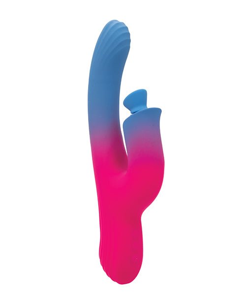 Elation Dual Stimulator w/Suction - Blue/Pink | Shop Lowest Prices at Funlove.com