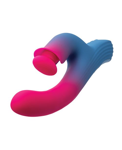 Elation Thrusting Dual Stimulator - Blue/Pink | Shop Lowest Prices at Funlove.com