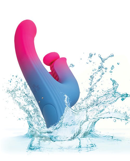 Elation Thrusting Dual Stimulator - Blue/Pink | Shop Lowest Prices at Funlove.com