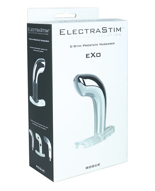 ElectraStim Exo Rogue Prostate Massager - Silver | Shop Lowest Prices at Funlove.com