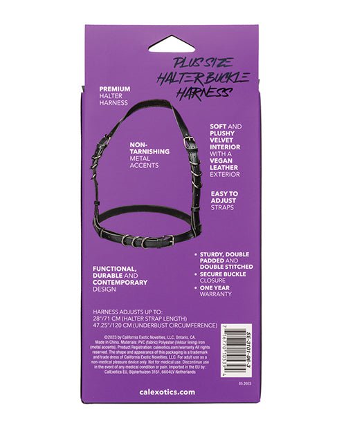 Euphoria Collection Plus Size Halter Buckle Harness | Shop Lowest Prices at Funlove.com