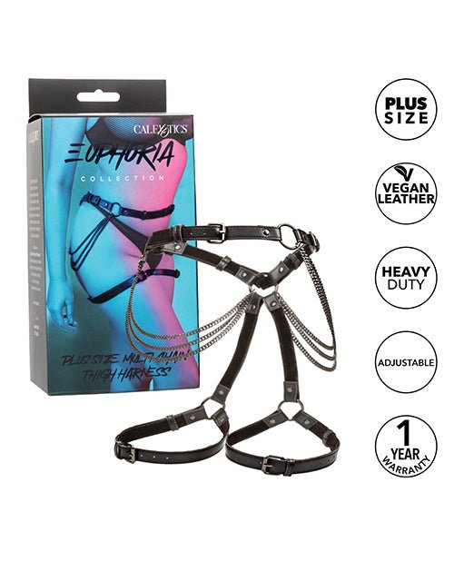 Euphoria Collection Plus Size Multi Chain Thigh Harness | Shop Lowest Prices at Funlove.com