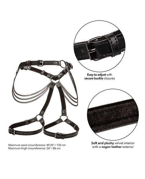 Euphoria Collection Plus Size Multi Chain Thigh Harness | Shop Lowest Prices at Funlove.com