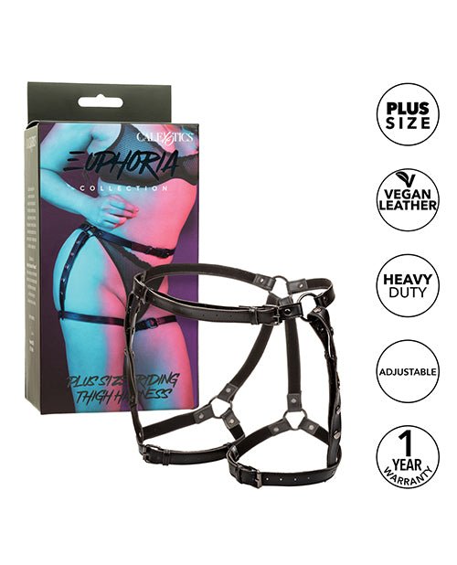 Euphoria Collection Plus Size Riding Thigh Harness | Shop Lowest Prices at Funlove.com