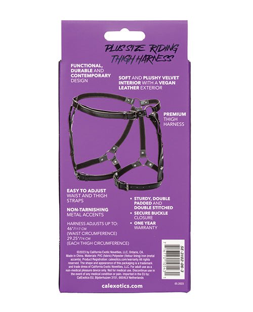 Euphoria Collection Plus Size Riding Thigh Harness | Shop Lowest Prices at Funlove.com