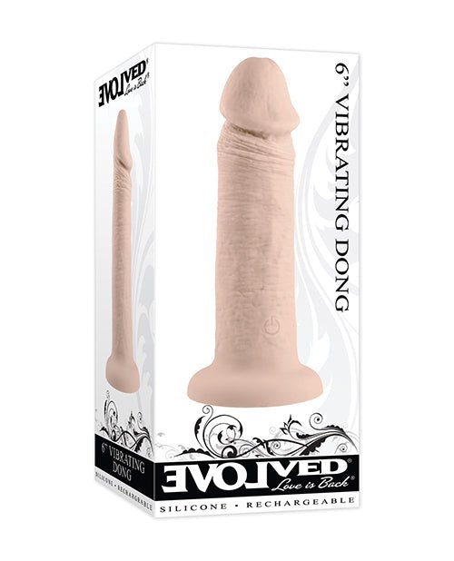 Evolved 6" Vibrating Dong | Shop Lowest Prices at Funlove.com