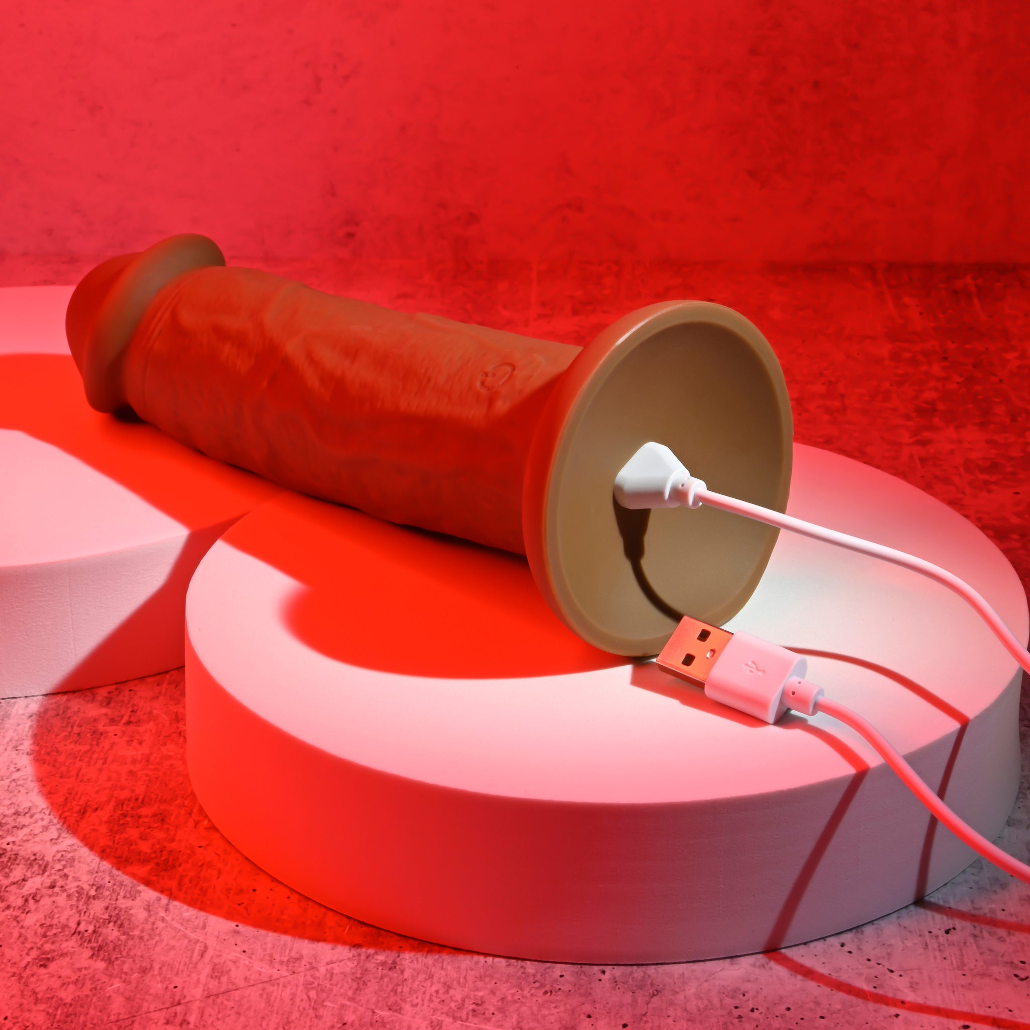Evolved 7" Girthy Vibrating Dong | Shop Lowest Prices at Funlove.com