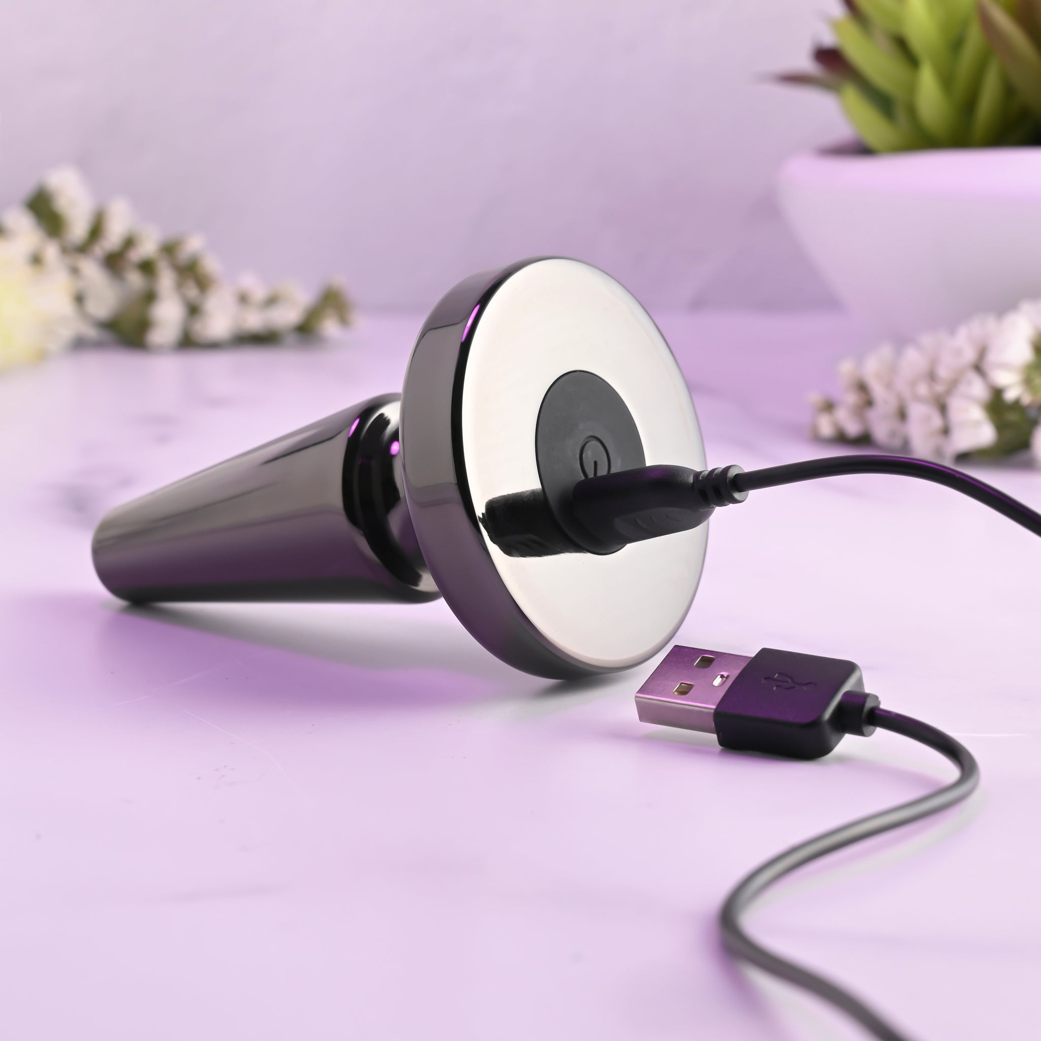 Evolved Beginner Vibrating Rechargeable Metal Plug | Shop Lowest Prices at Funlove.com