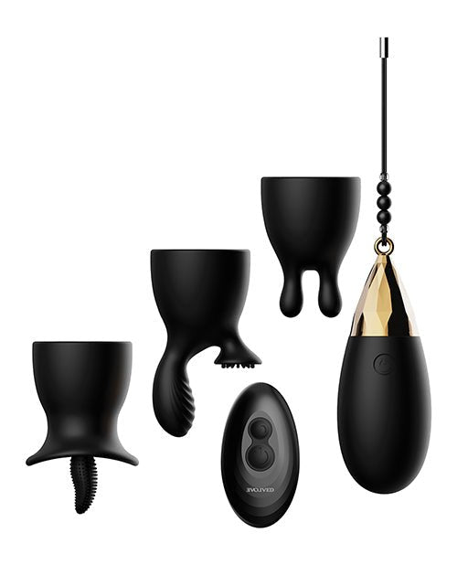 Evolved Egg Citement Rechargeable Bullet - Black/gold | Shop Lowest Prices at Funlove.com