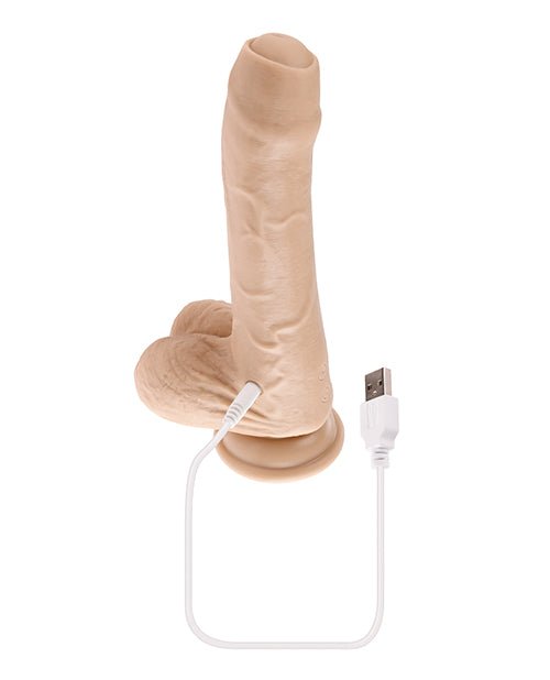 Evolved Peek A Boo Vibrating Dildo - Ivory | Shop Lowest Prices at Funlove.com