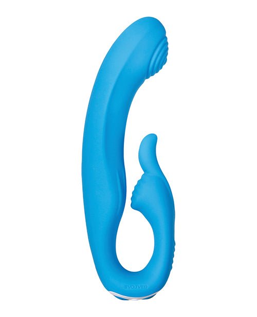 Evolved Sea Breeze Bunny Rechargeable Dual Stim - Blue | Shop Lowest Prices at Funlove.com