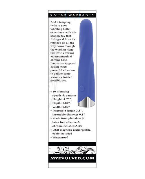 Evolved Twisted Temptation Vibrating Bullet - Purple | Shop Lowest Prices at Funlove.com