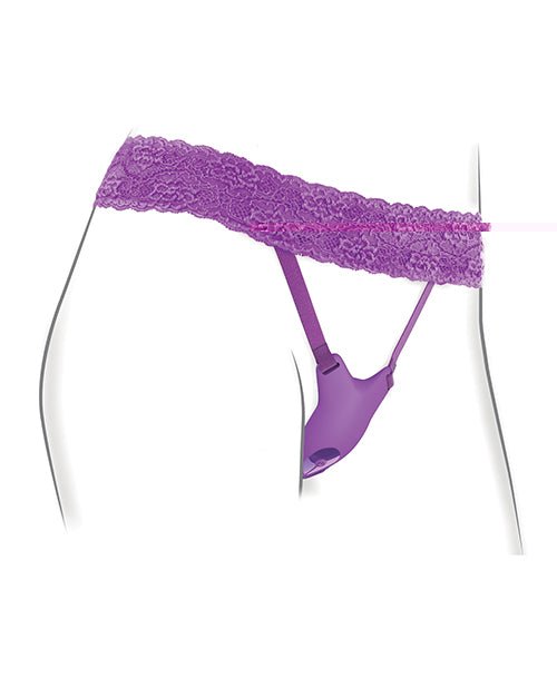Fantasy For Her Ultimate G - spot Butterfly Strap On - Purple | Shop Lowest Prices at Funlove.com
