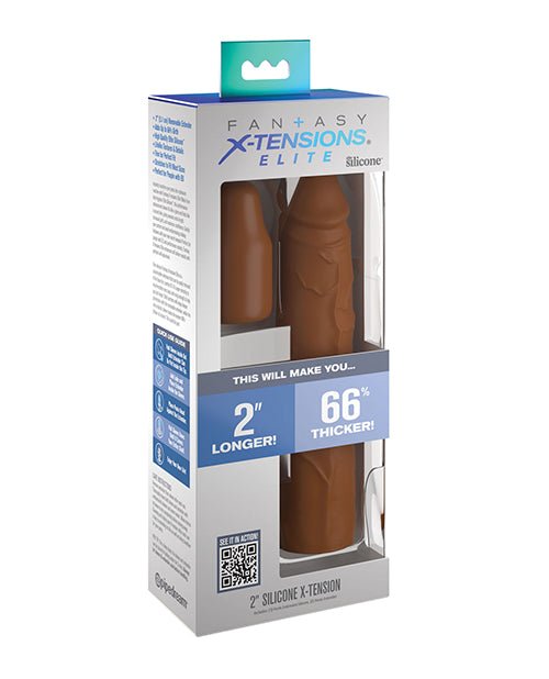 Fantasy X - tensions Elite 8" Sleeve W/2" Plug | Shop Lowest Prices at Funlove.com