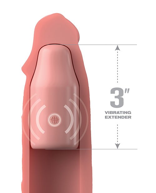 Fantasy X - tensions Elite 9" Sleeve Vibrating 3" Plug W/remote | Shop Lowest Prices at Funlove.com