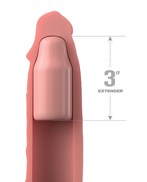 Fantasy X - tensions Elite 9" Sleeve w/3" Plug - Light | Shop Lowest Prices at Funlove.com