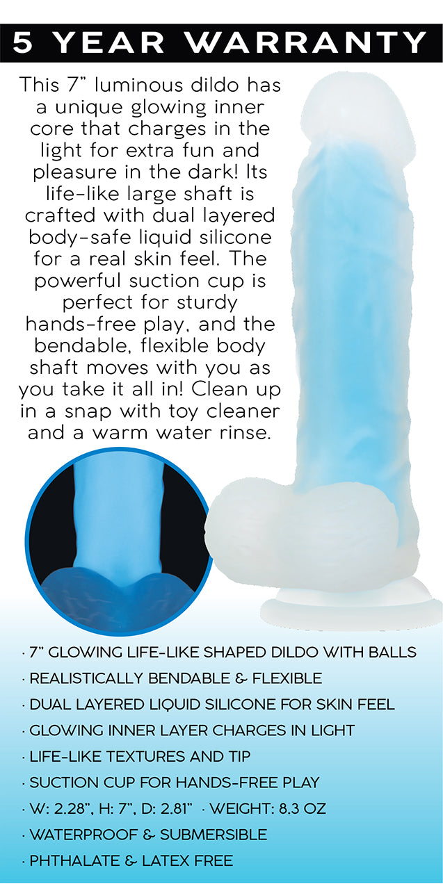 Intrigue The Phantom Glow in the Dark Dildo