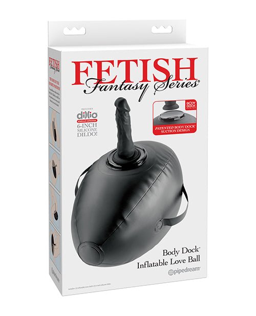 Fetish Fantasy Series Body Dock Inflatable Love Ball - Black | Shop Lowest Prices at Funlove.com