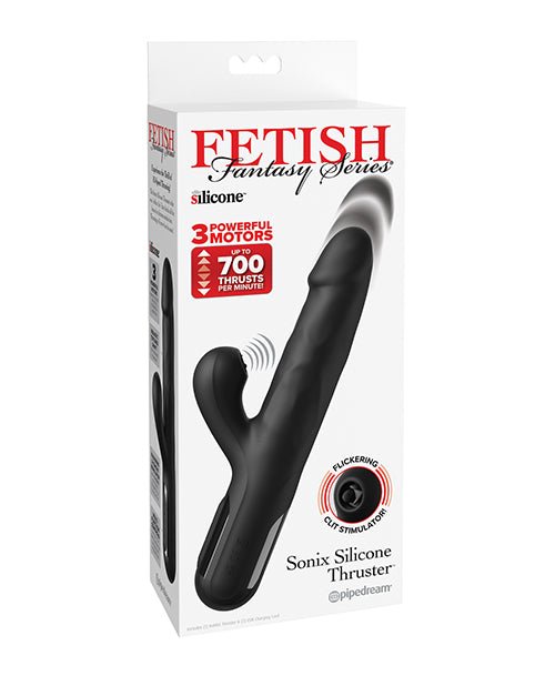 Fetish Fantasy Series Sonix Silicone Thruster - Black | Shop Lowest Prices at Funlove.com