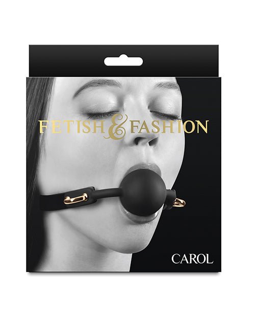 Fetish & Fashion Carol Ball Gag - Black | Shop Lowest Prices at Funlove.com