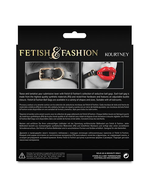 Fetish & Fashion Kourtney Gag - Black/Red | Shop Lowest Prices at Funlove.com