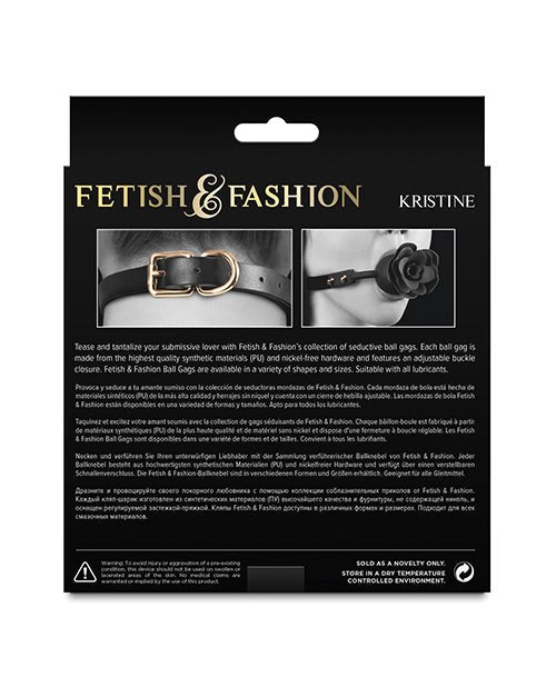 Fetish & Fashion Kristine Ball Gag - Black | Shop Lowest Prices at Funlove.com