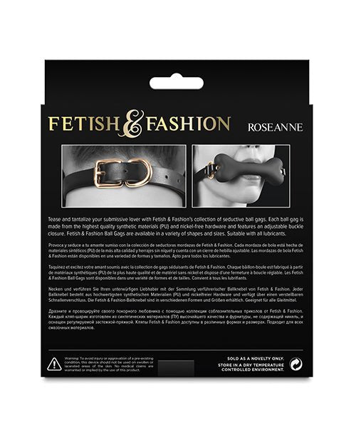 Fetish & Fashion Roseanne Ball Gag - Black | Shop Lowest Prices at Funlove.com