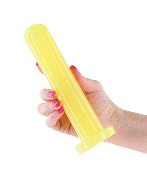 Firefly Thrill Glow in the Dark Dildo - Large - Yellow | Shop Lowest Prices at Funlove.com