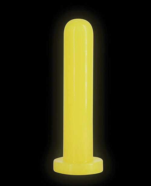 Firefly Thrill Glow in the Dark Dildo - Large - Yellow | Shop Lowest Prices at Funlove.com