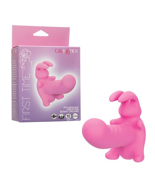 First Time Rechargeable Vibrating Bunny Dreams - Pink | Shop Lowest Prices at Funlove.com