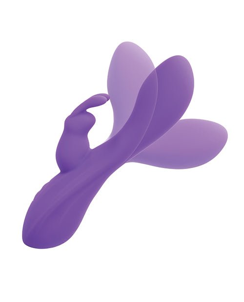 Flex Bend & Hold Double Rumbler Rabbit Massager - Purple | Shop Lowest Prices at Funlove.com