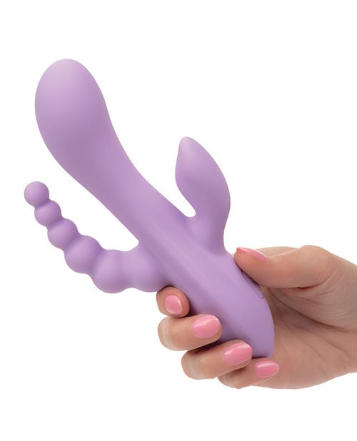 Flex Bend & Hold Triple Rumbler Triple Motor Massager - Purple | Shop Lowest Prices at Funlove.com