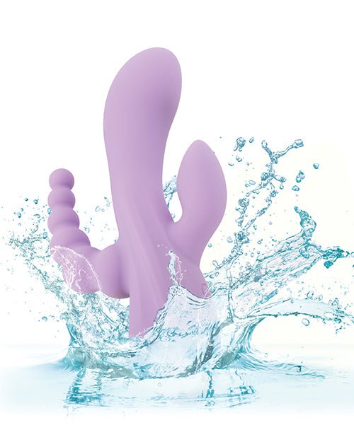 Flex Bend & Hold Triple Rumbler Triple Motor Massager - Purple | Shop Lowest Prices at Funlove.com