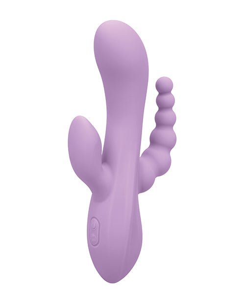 Flex Bend & Hold Triple Rumbler Triple Motor Massager - Purple | Shop Lowest Prices at Funlove.com