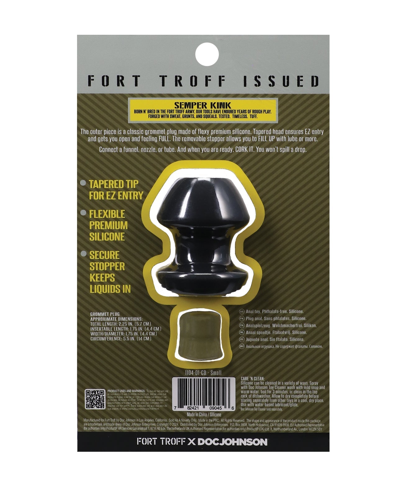 Fort Troff Kum Keeper Anal Plug - Black | Shop Lowest Prices at Funlove.com