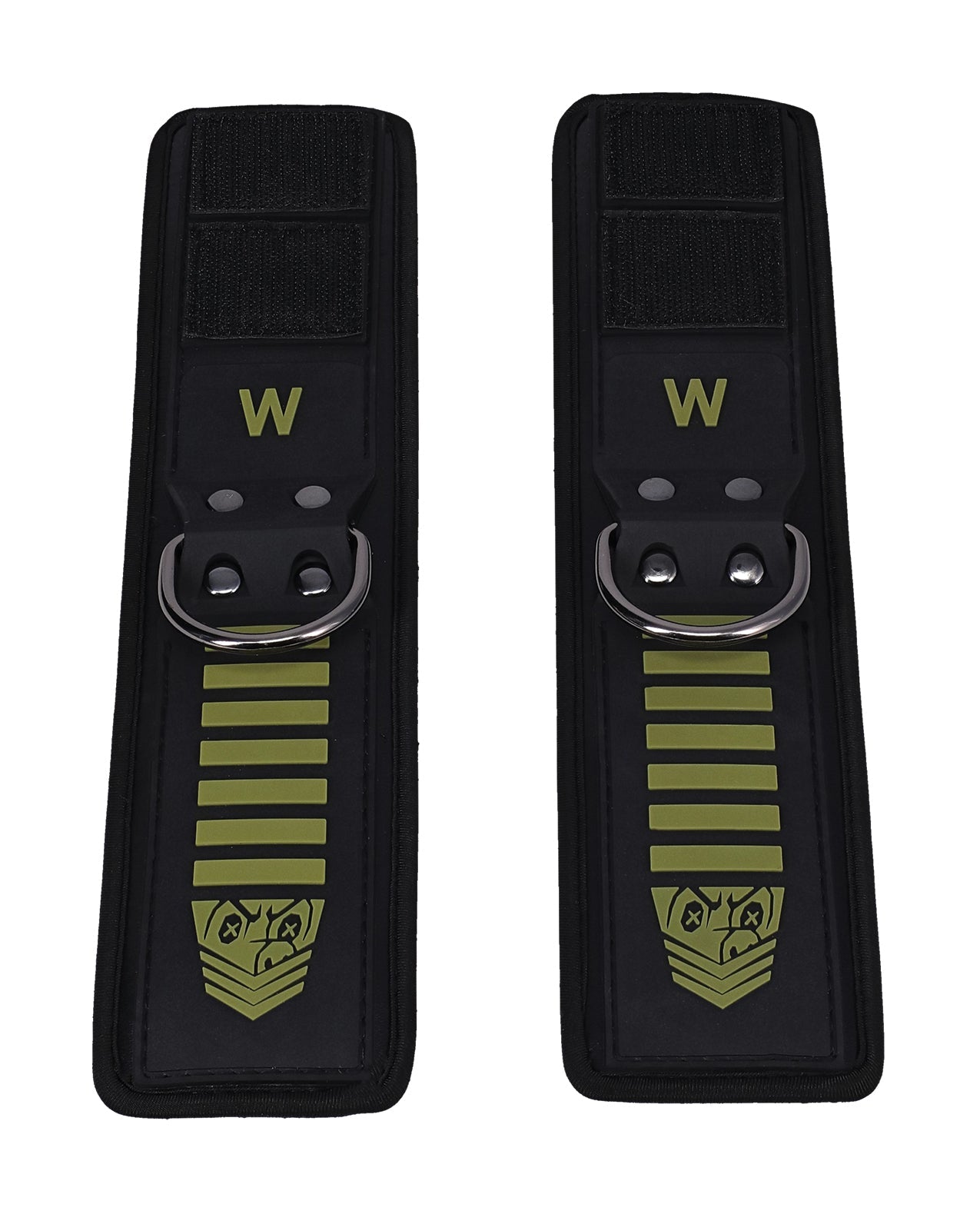 Fort Troff Tactical Wrist Cuffs - Black/Green | Shop Lowest Prices at Funlove.com