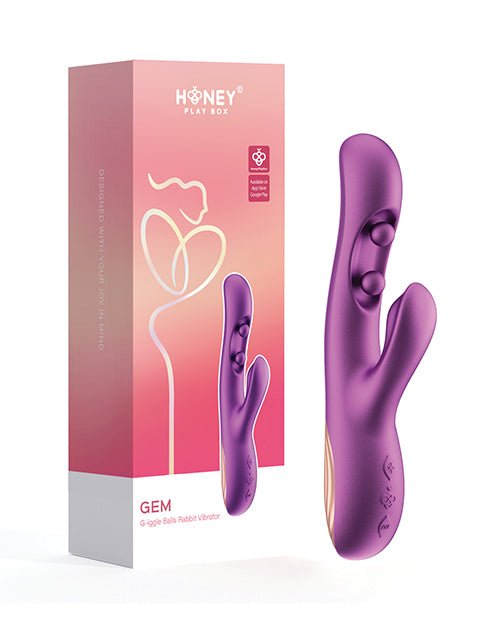 GEM Twin Balls Rabbit Vibrator | Shop Lowest Prices at Funlove.com
