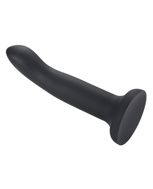 Gender Fluid 6.5" Enthrall Strap On Dildo - Black | Shop Lowest Prices at Funlove.com