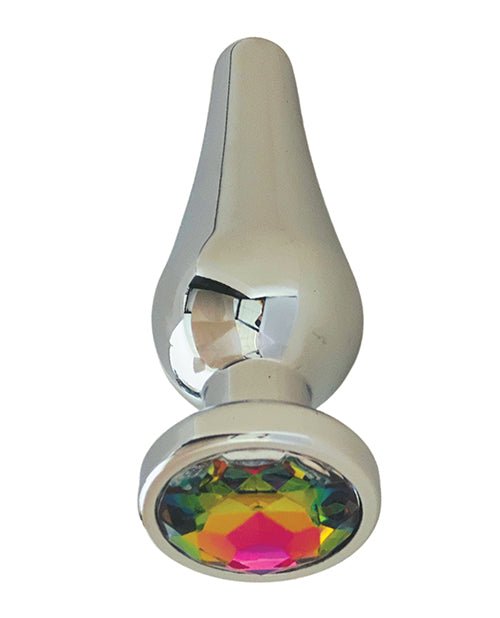 Gender Fluid Excite! Flared Plug - Silver | Shop Lowest Prices at Funlove.com
