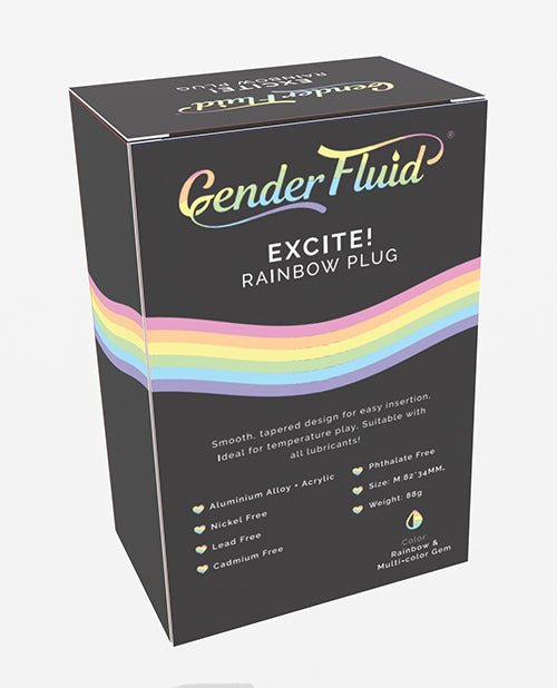 Gender Fluid Excite! Plug | Shop Lowest Prices at Funlove.com