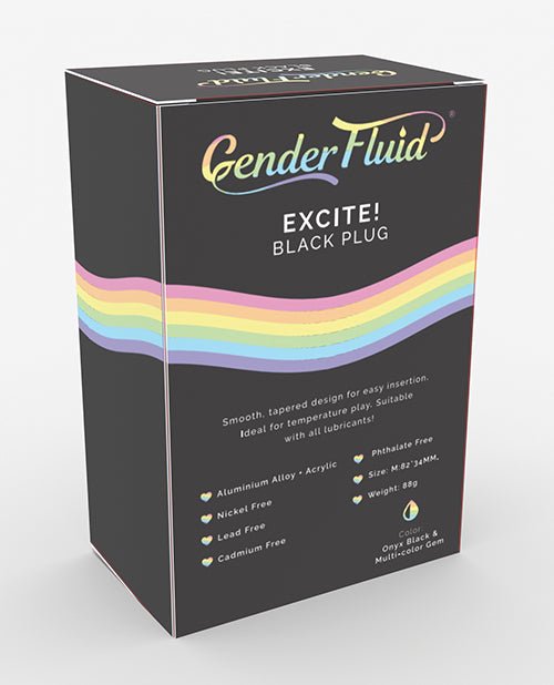 Gender Fluid Excite! Plug | Shop Lowest Prices at Funlove.com