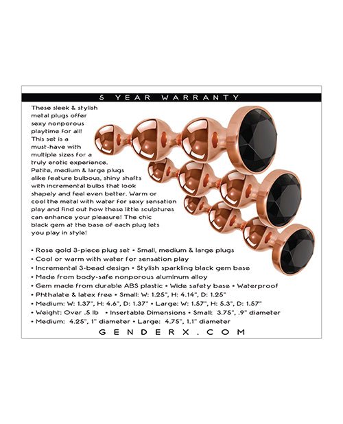 Gender X Gold Digger Set - Rose Gold/black | Shop Lowest Prices at Funlove.com