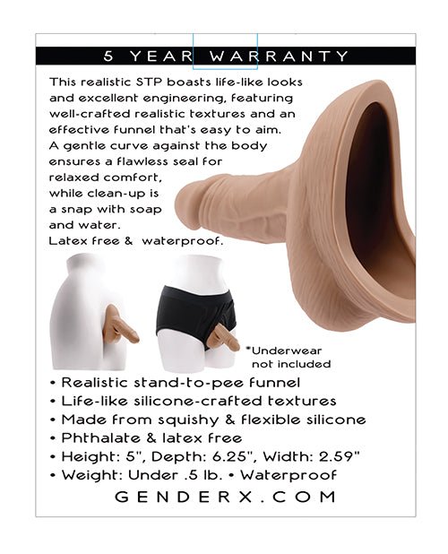 Gender X Silicone Stand To Pee - Medium | Shop Lowest Prices at Funlove.com