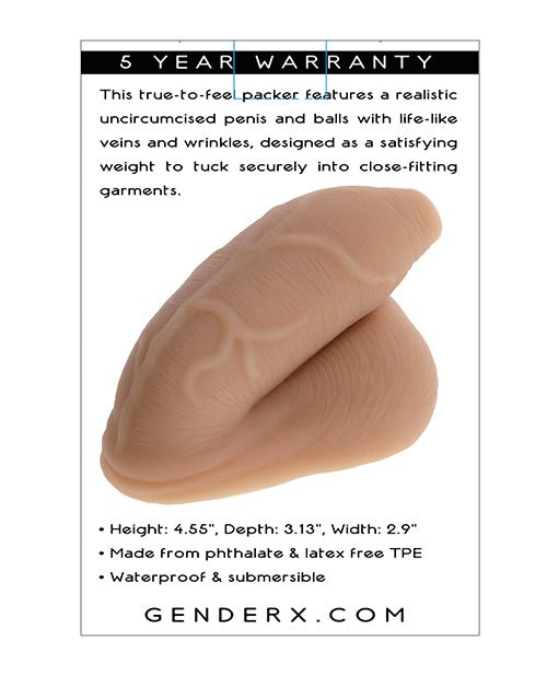 Gender X The Uncircumcised Packer - Medium | Shop Lowest Prices at Funlove.com
