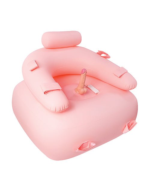 Get Down On It Inflatable Cushion w/Remote Controlled Dildo & Wrist/Leg Strap | Shop Lowest Prices at Funlove.com