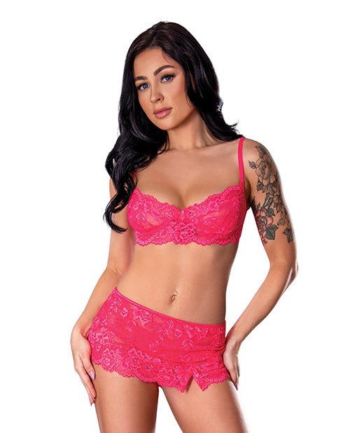 Get It Girl Lace Bra with Skirt & Thong | Shop Lowest Prices at Funlove.com