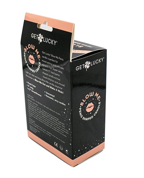 Get Lucky 5" Blow Me Penis Candle - Peach | Shop Lowest Prices at Funlove.com